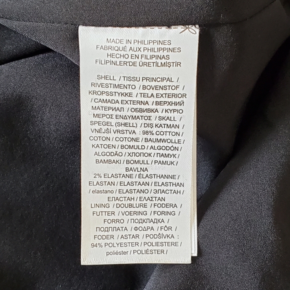 Lauren by Ralph Lauren Logo Crest Corduroy Blazer 14W Black - Picture 9 of 12